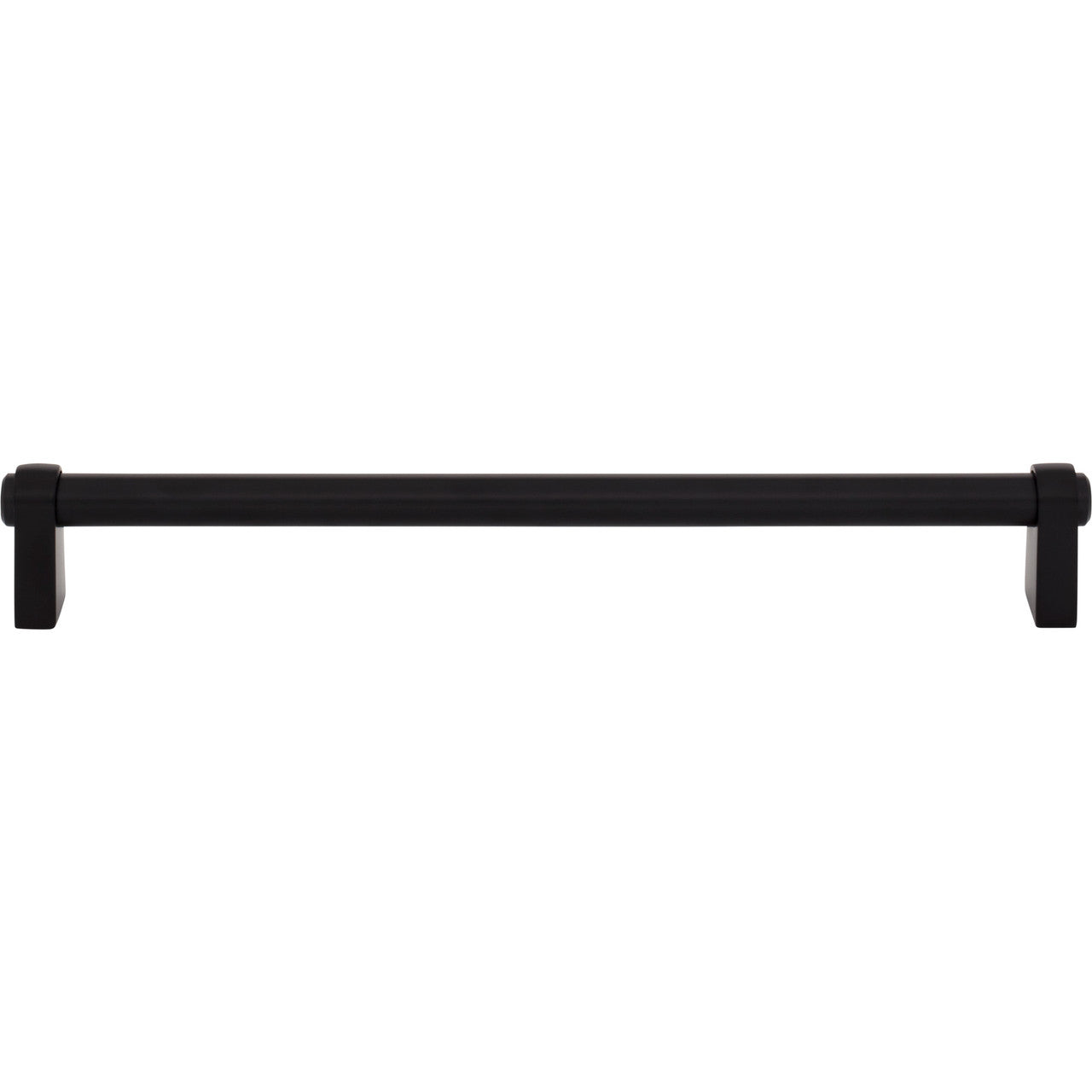 Top Knobs TK3214BLK: 8-13/16" cc Lawrence Cabinet Pull - Flat Black