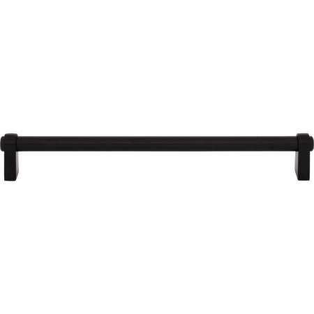 Top Knobs TK3214BLK: 8-13/16" cc Lawrence Cabinet Pull - Flat Black