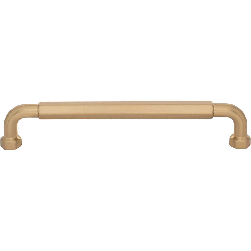 Top Knobs TK3203HB: 6-5/16" cc Dustin Cabinet Pull - Honey Bronze
