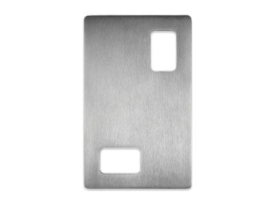 Sugatsune DSI-4040-85: 85mm cc Modern Sliding Door Pull - Stainless Steel