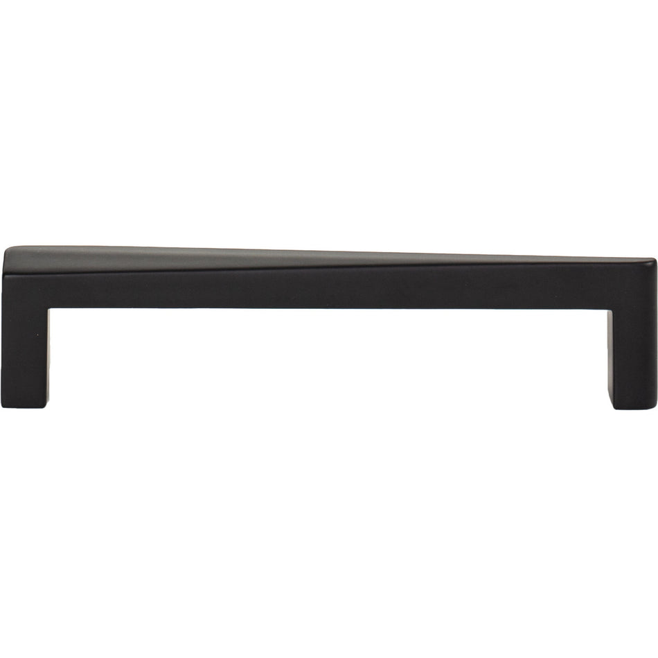 Atlas A672-BL: 5-1/16" cc Para Bar Cabinet Pull - Matte Black