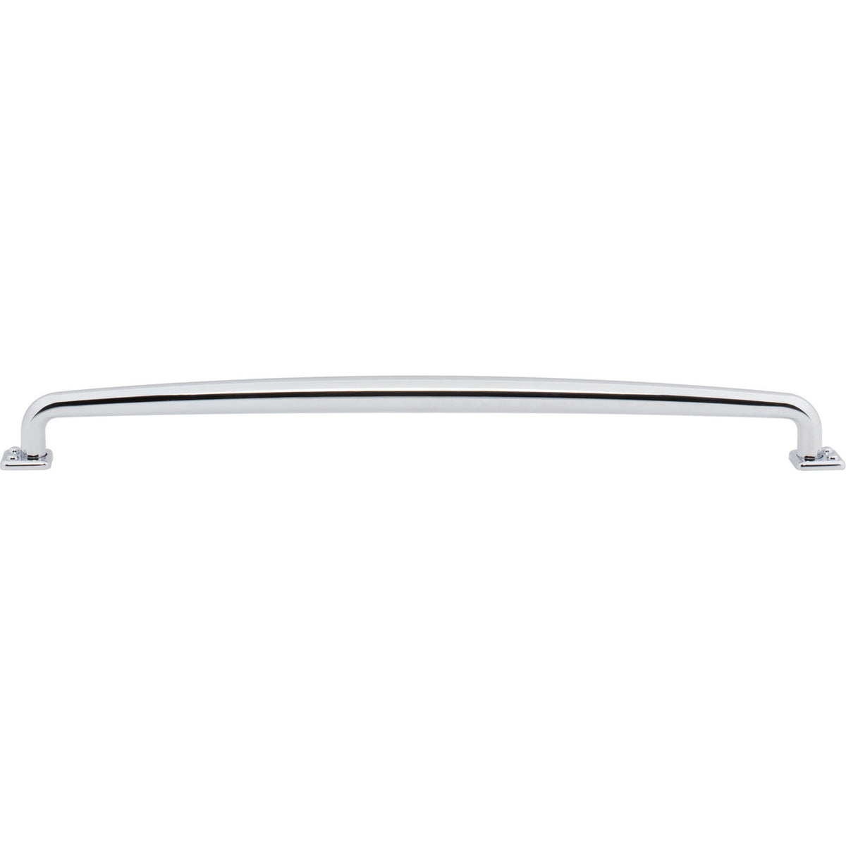 Atlas A546-CH: 12" cc Benning D-Handle Cabinet Pull - Polished Chrome