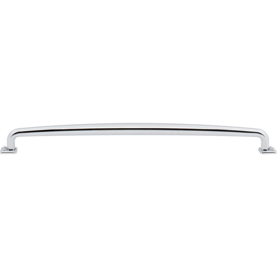 Atlas A546-CH: 12" cc Benning D-Handle Cabinet Pull - Polished Chrome