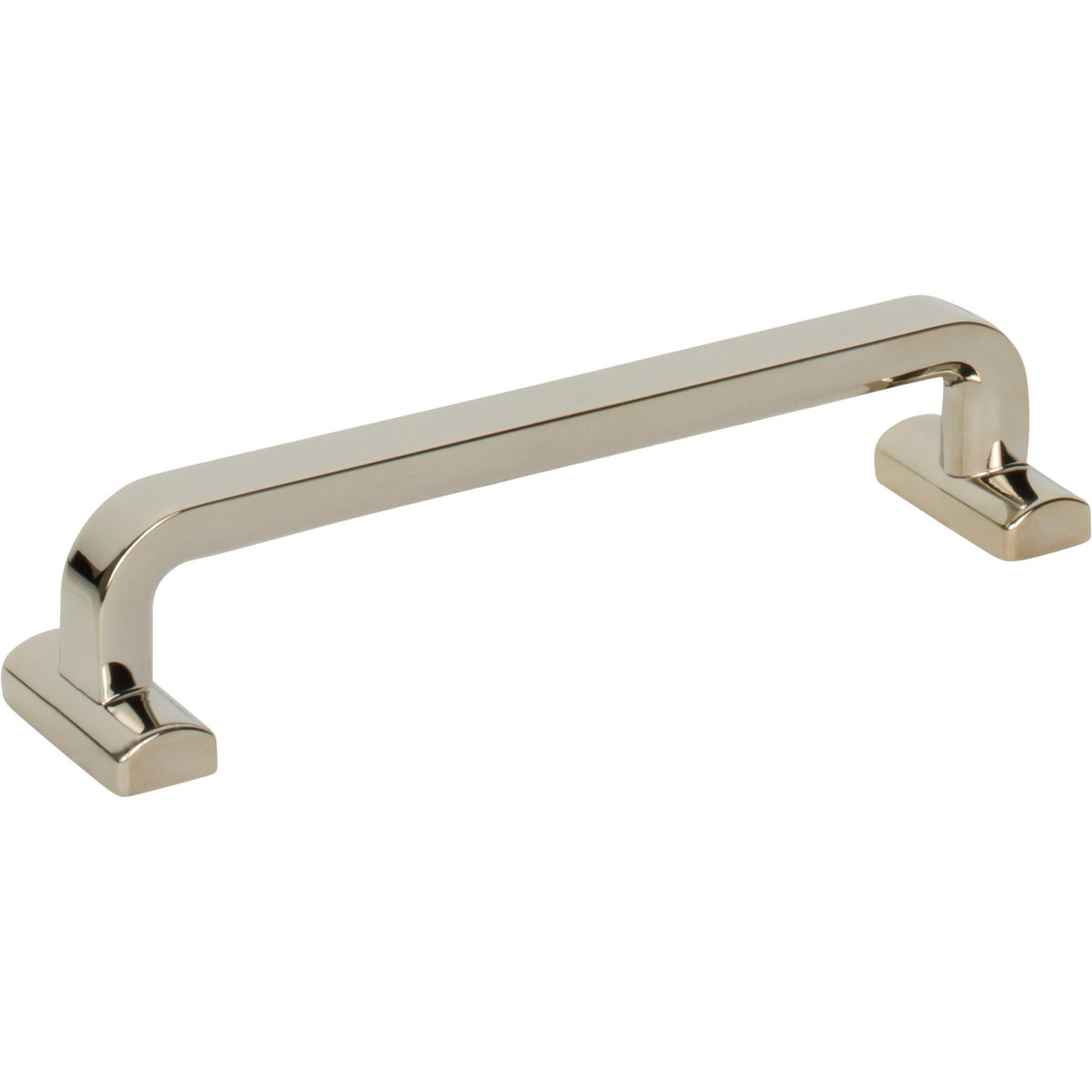 Top Knobs TK3163PN: 5-1/16" cc Harrison D-Handle Cabinet Pull - Polished Nickel