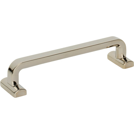 Top Knobs TK3163PN: 5-1/16" cc Harrison D-Handle Cabinet Pull - Polished Nickel