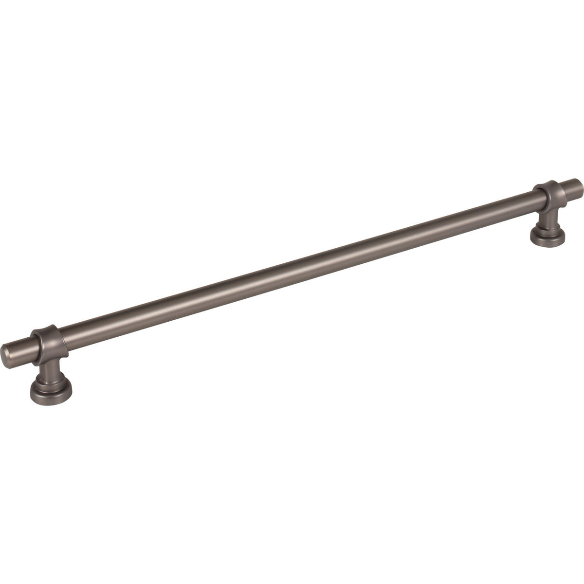Top Knobs M2759: 12" cc Dakota Bit Cabinet Pull - Ash Gray