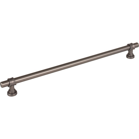 Top Knobs M2759: 12" cc Dakota Bit Cabinet Pull - Ash Gray