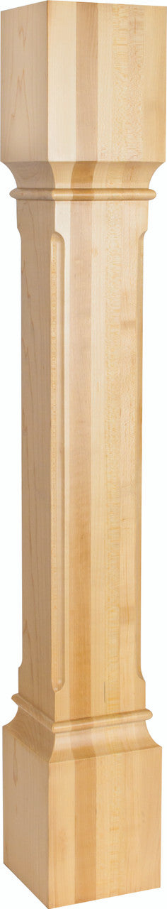 Hardware Resources P38CH: 5" x 5" x 35-1/2" Fluted Edge Post - - Maple