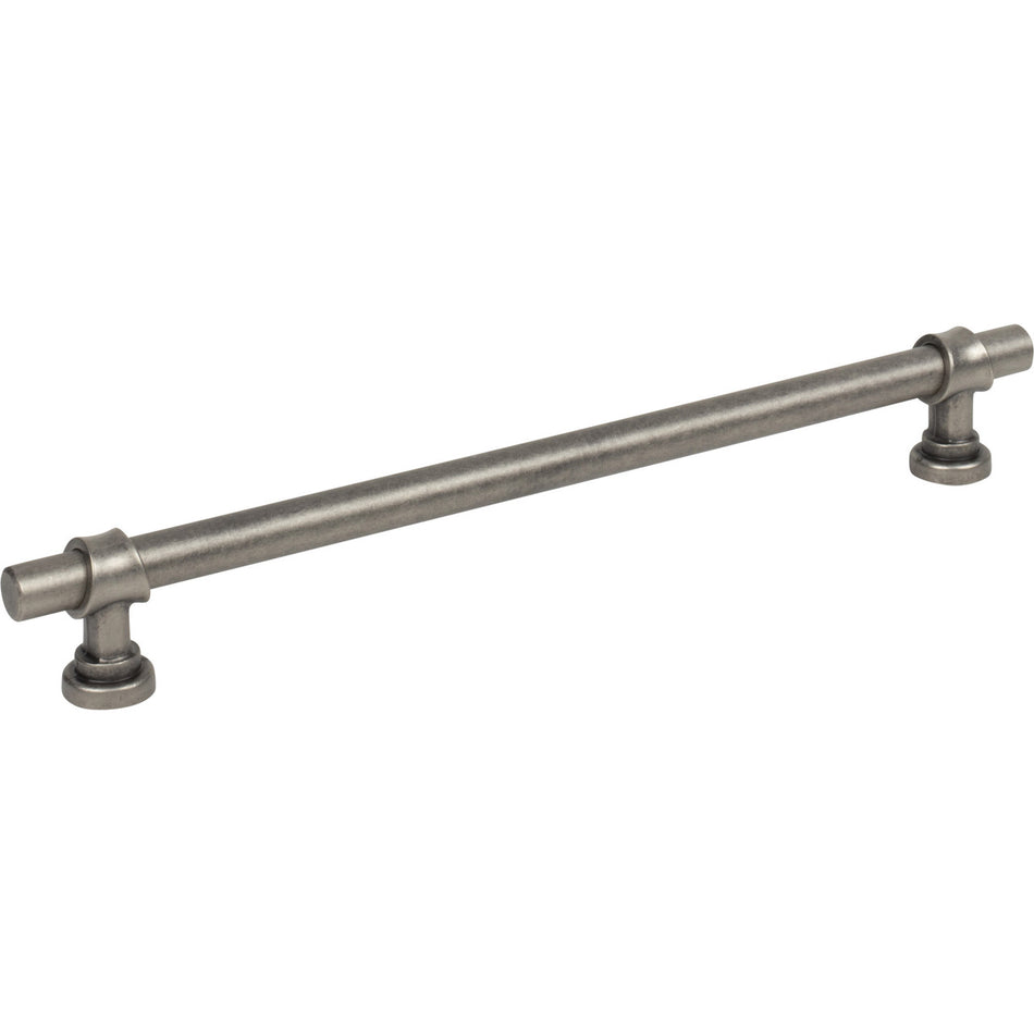 Top Knobs M2749: 8-13/16" cc Dakota Bit Cabinet Pull - Pewter Antique