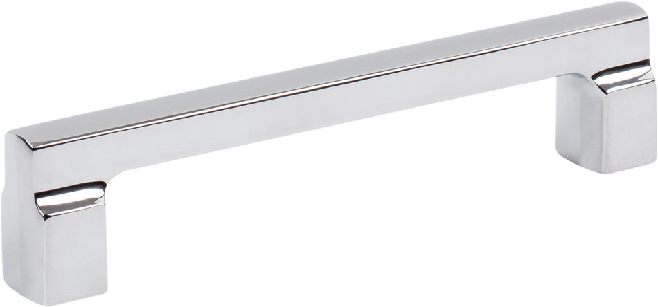 Atlas A523-CH: 128mm cc Reeves Square Bar Cabinet Pull - Polished Chrome