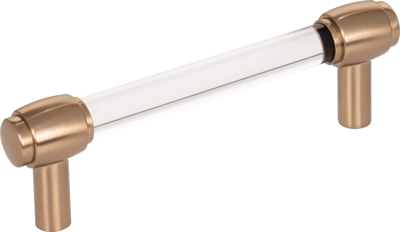 Jeffrey Alexander 775-96SBZ : 96mm cc Carmen Bar Cabinet Pull - Satin Bronze