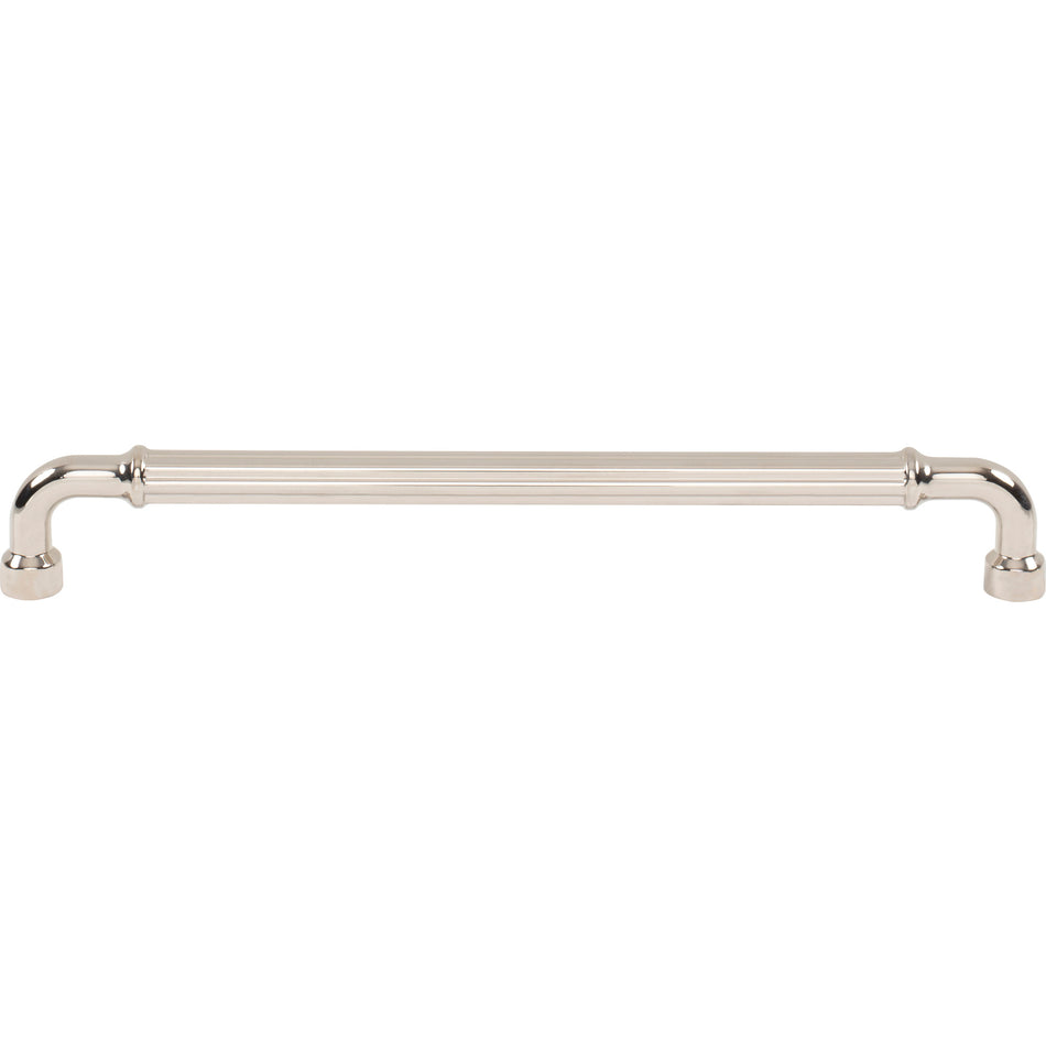 Top Knobs TK3406PN: 8-13/16" cc Pemberton Cabinet Pull - Polished Nickel