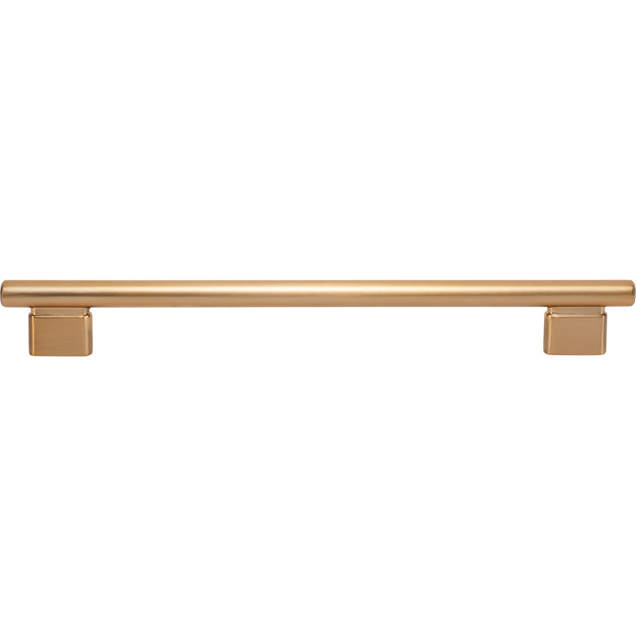 Atlas A516-WB: 224mm cc Holloway Round Bar  Cabinet Pull - Warm Brass