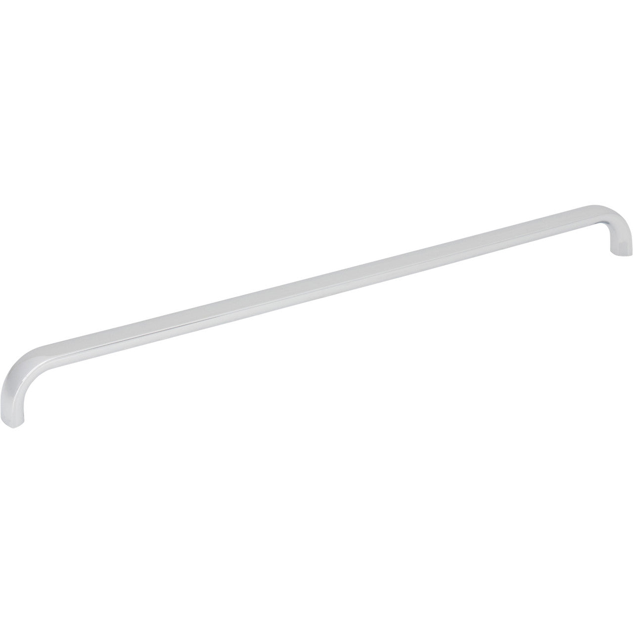 Top Knobs TK3347PC: 12" cc Brockwell D-Handle Cabinet Pull - Polished Chrome