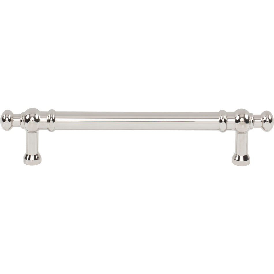 Top Knobs TK3302PN: 5-1/16" cc Wetherby Cabinet Pull - Polished Nickel