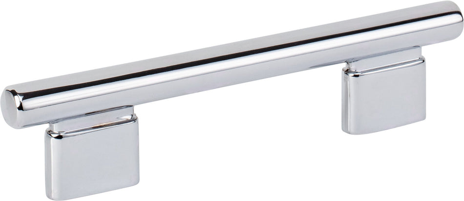 Atlas A512-CH: 96mm cc Holloway Round Bar  Cabinet Pull - Polished Chrome