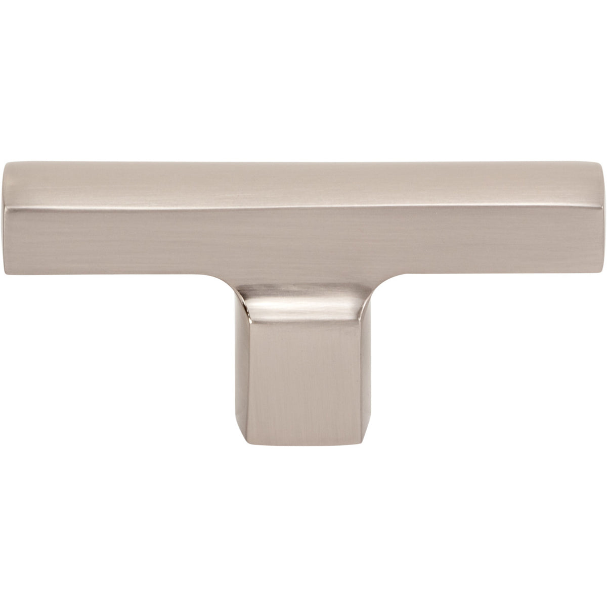 Atlas A521-BRN: 2-3/4" Reeves T- Bar Cabinet Knob - Brushed Nickel