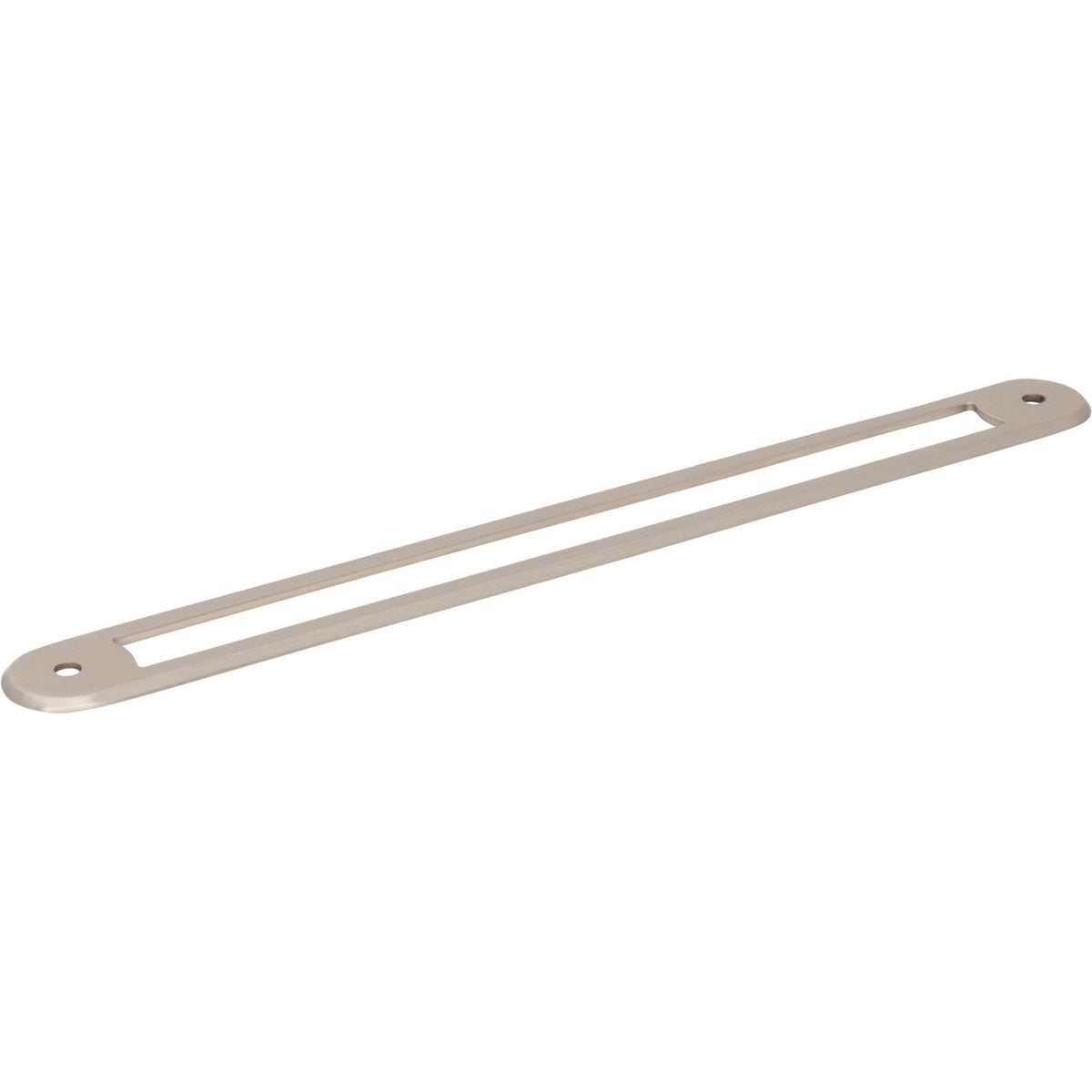 Top Knobs TK3356BSN: 8-13/16" Brockwell Oval Backplate - Brushed Satin Nickel