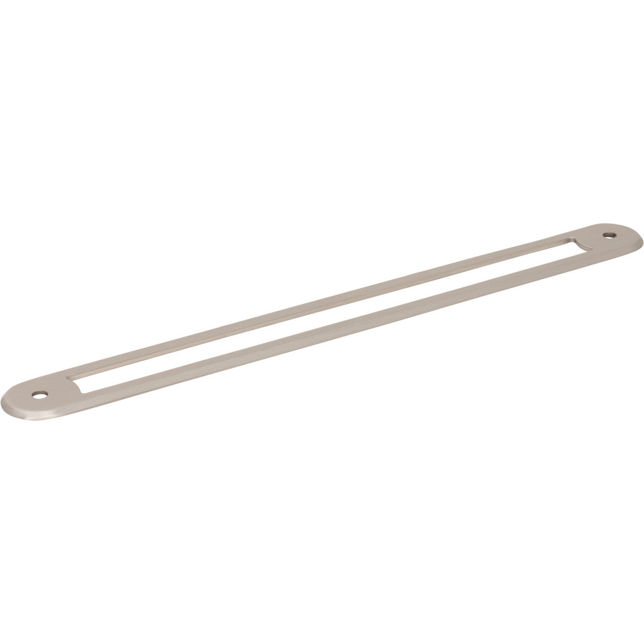 Top Knobs TK3356BSN: 8-13/16" Brockwell Oval Backplate - Brushed Satin Nickel