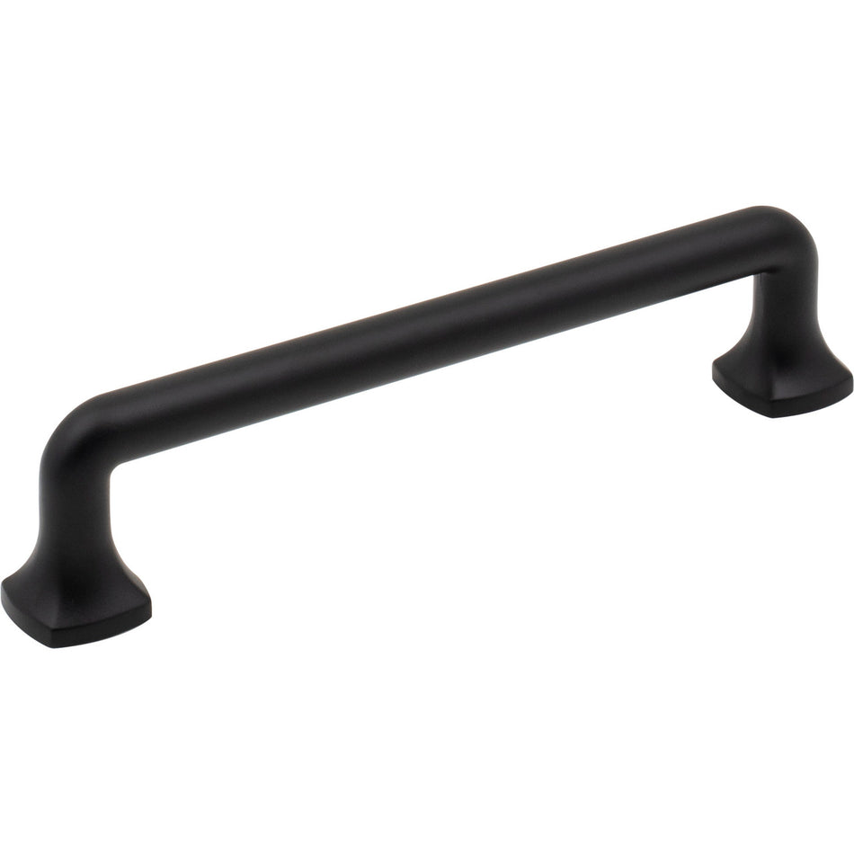 Jeffrey Alexander 663-128MB: 128mm cc Griffin Bar Cabinet Pull - Matte Black
