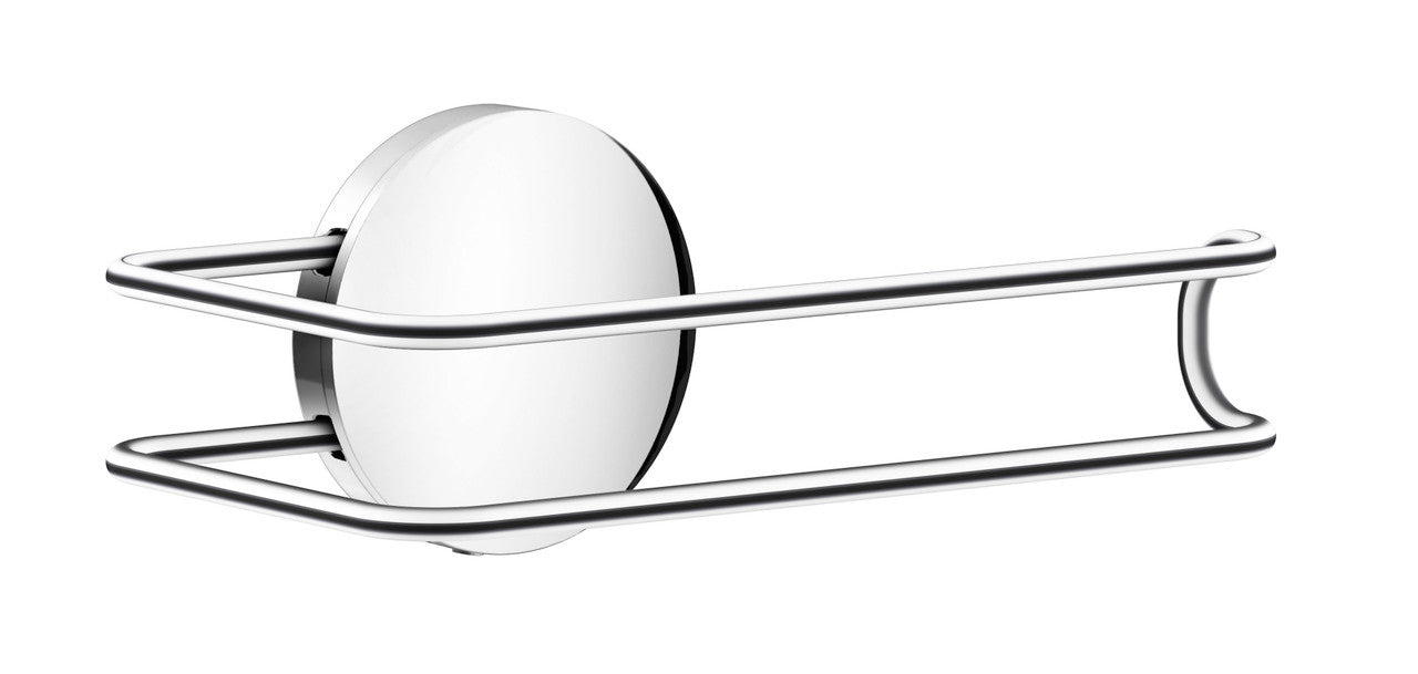 Smedbo BK3411: Beslagsboden Wall-Mount Toilet Paper Holder (Self-Adhesive) - Polished Chrome