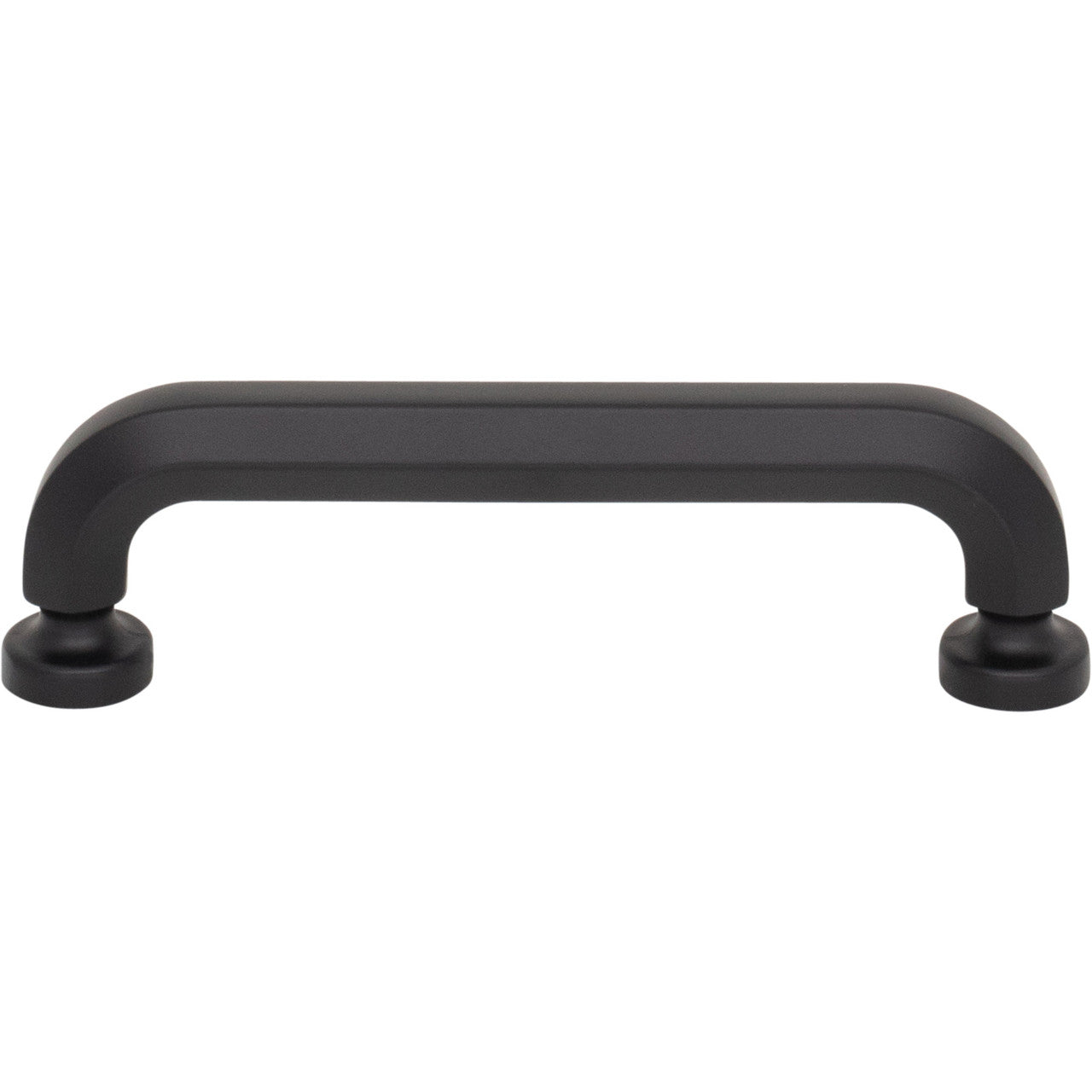 Top Knobs TK3321BLK: 3-3/4" Stanmore D-Handle Cabinet Pull - Flat Black
