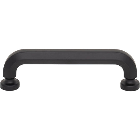 Top Knobs TK3321BLK: 3-3/4" Stanmore D-Handle Cabinet Pull - Flat Black