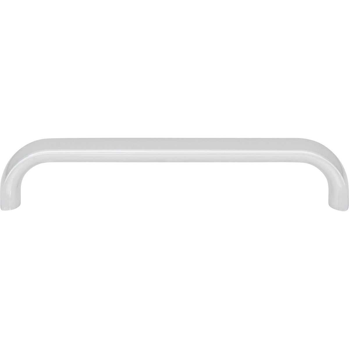Top Knobs TK3343PC: 5-1/16" Brockwell D-Handle Cabinet Pull - Polished Chrome