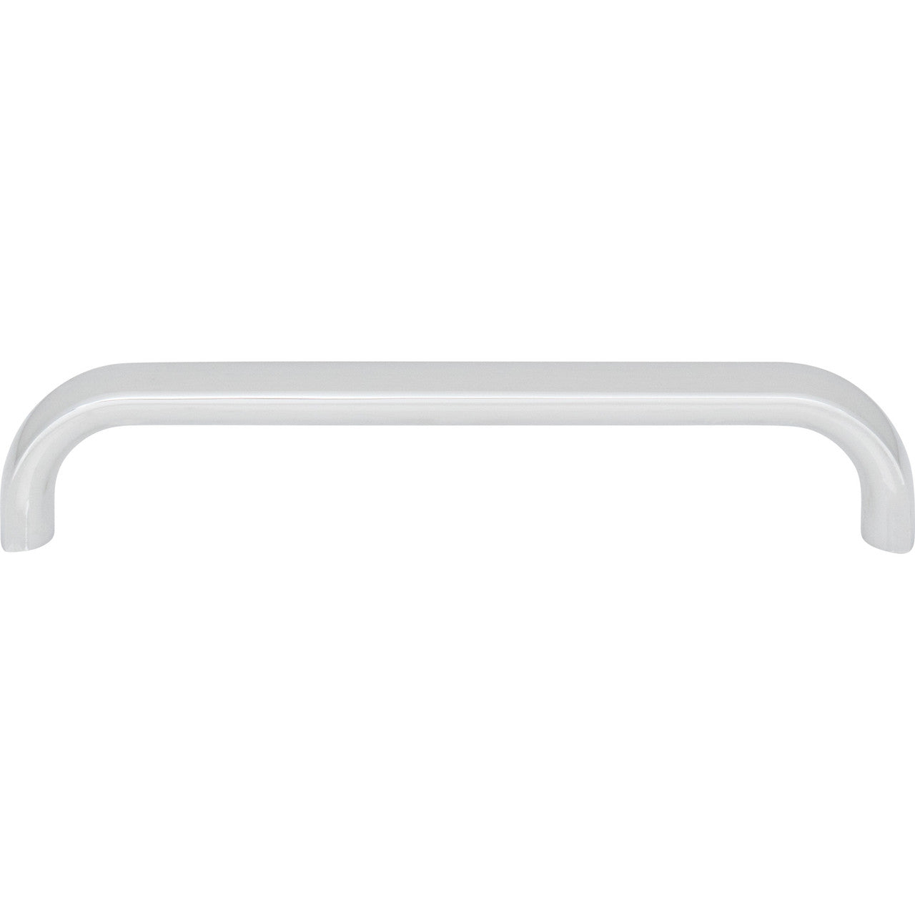 Top Knobs TK3343PC: 5-1/16" Brockwell D-Handle Cabinet Pull - Polished Chrome