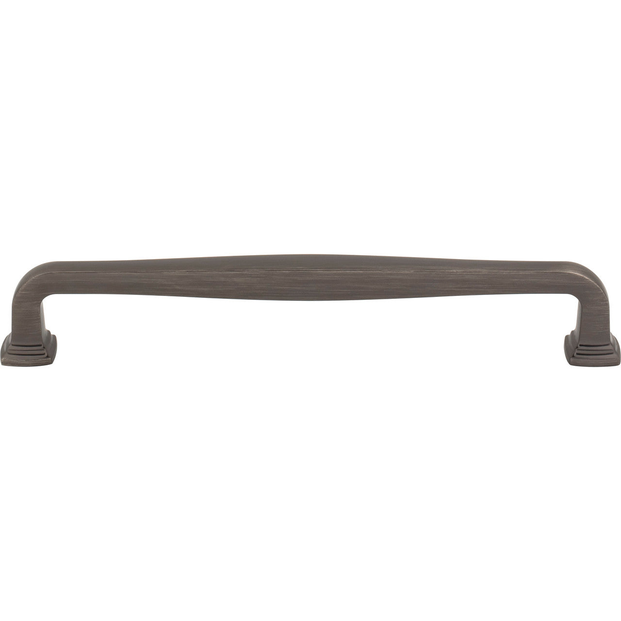 Jeffrey Alexander 782-192BNBDL: 192mm cc Fontana Bar Cabinet Pull - Brushed Pewter