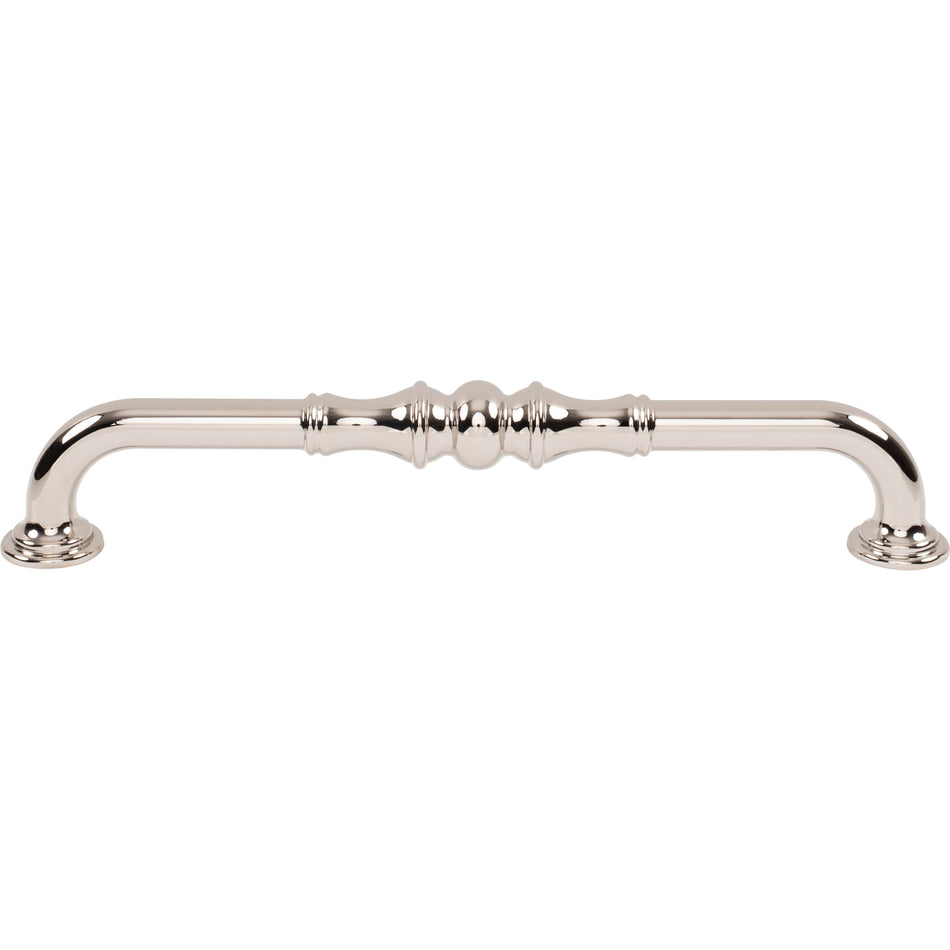 Top Knobs TK3437PN: 12" cc Bayridge Appliance Pull - Polished Nickel