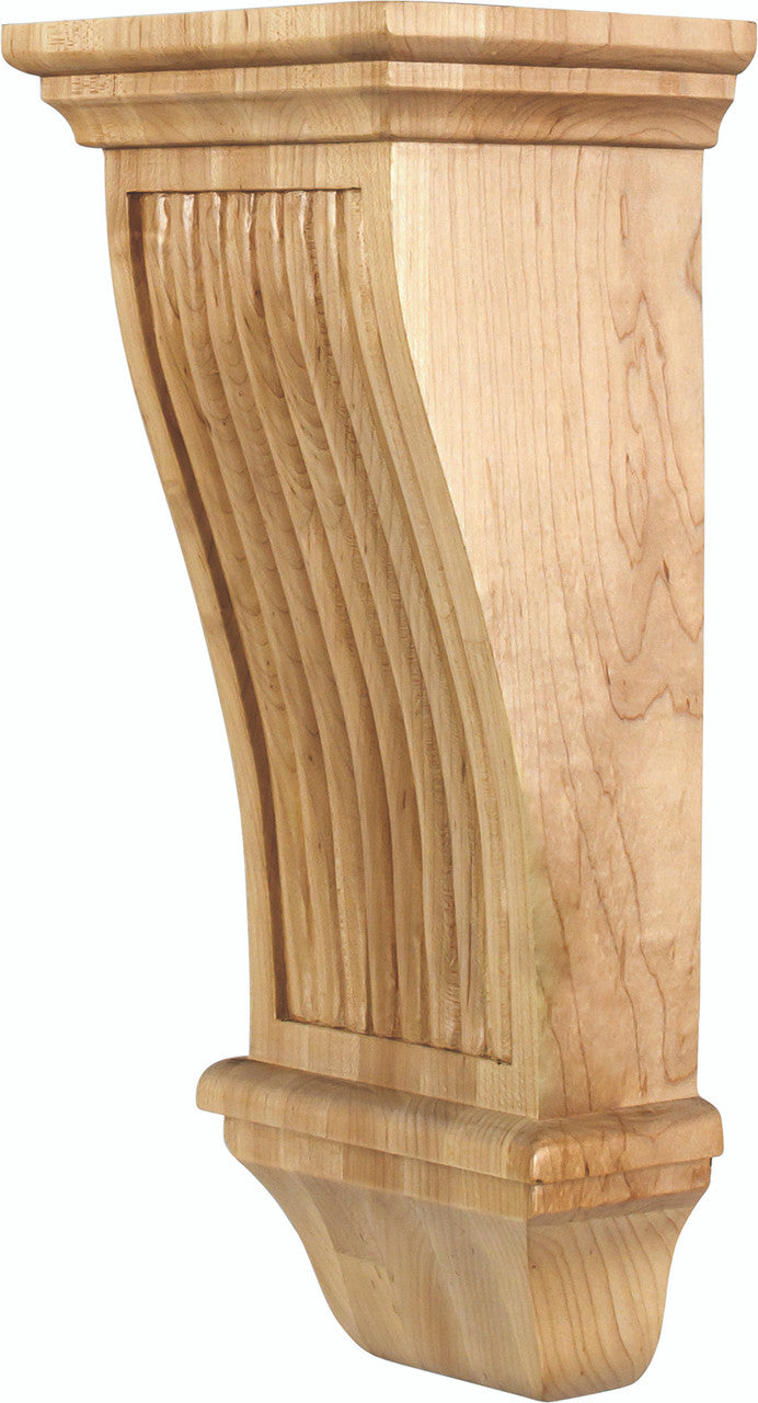 Hardware Resources COR20-2MP: 6" x 5" x 14" Renaissance Reed Corbel - Maple