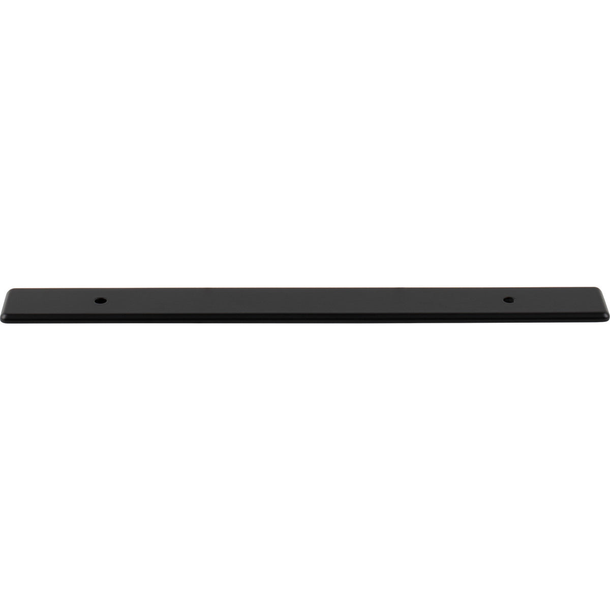 Top Knobs TK3283BLK: 1" Radcliffe  Backplate - Flat Black