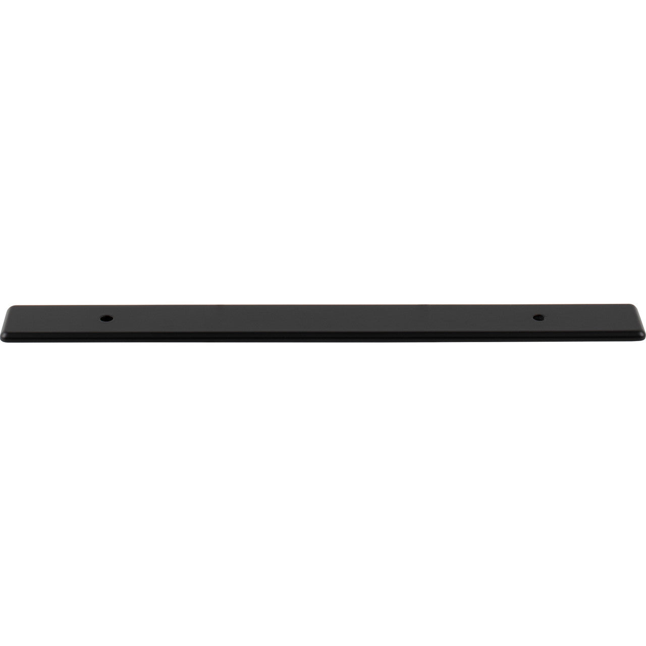 Top Knobs TK3283BLK: 1" Radcliffe  Backplate - Flat Black