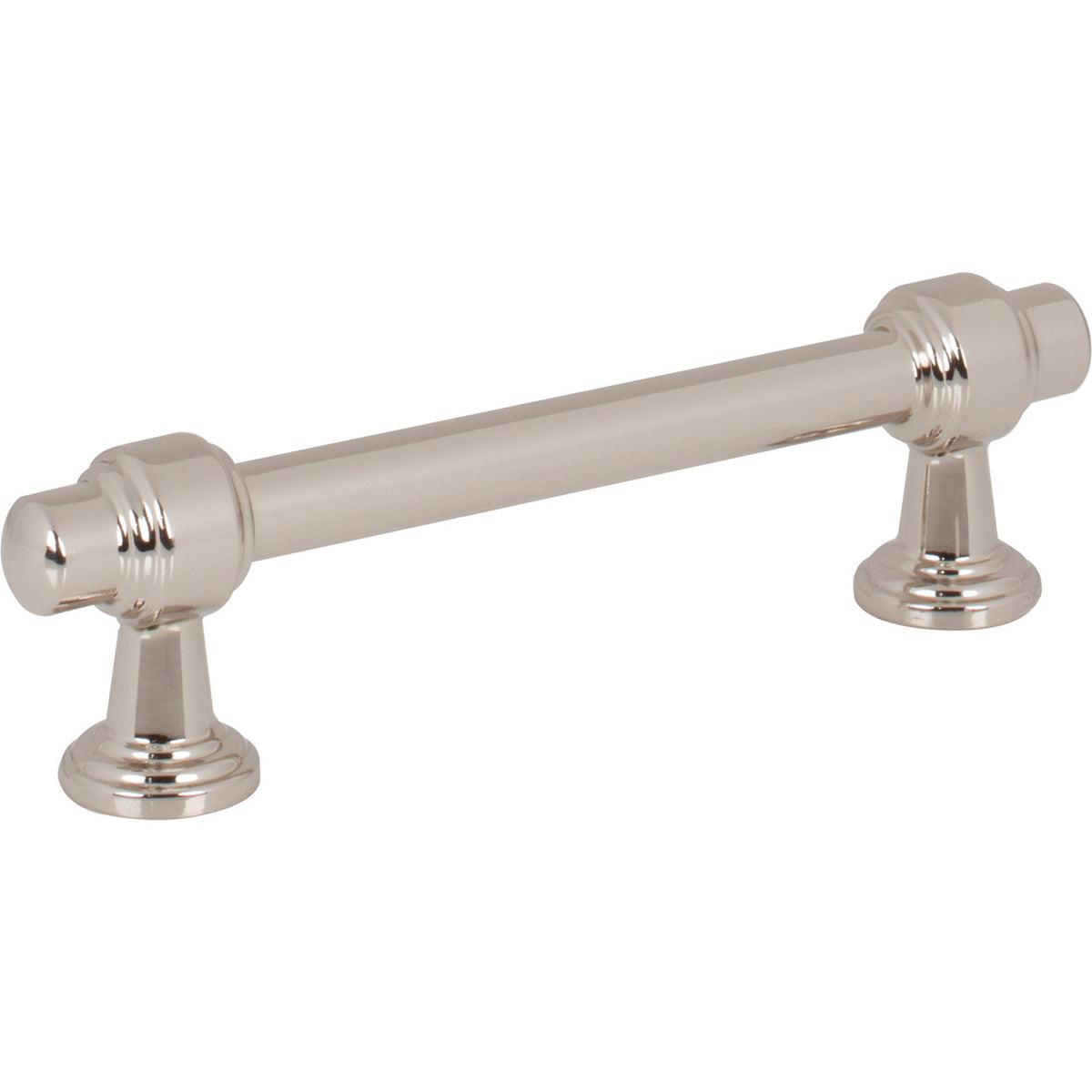 Atlas 430-PN: 3-3/4" cc Bronte Cabinet Pull - Polished Nickel