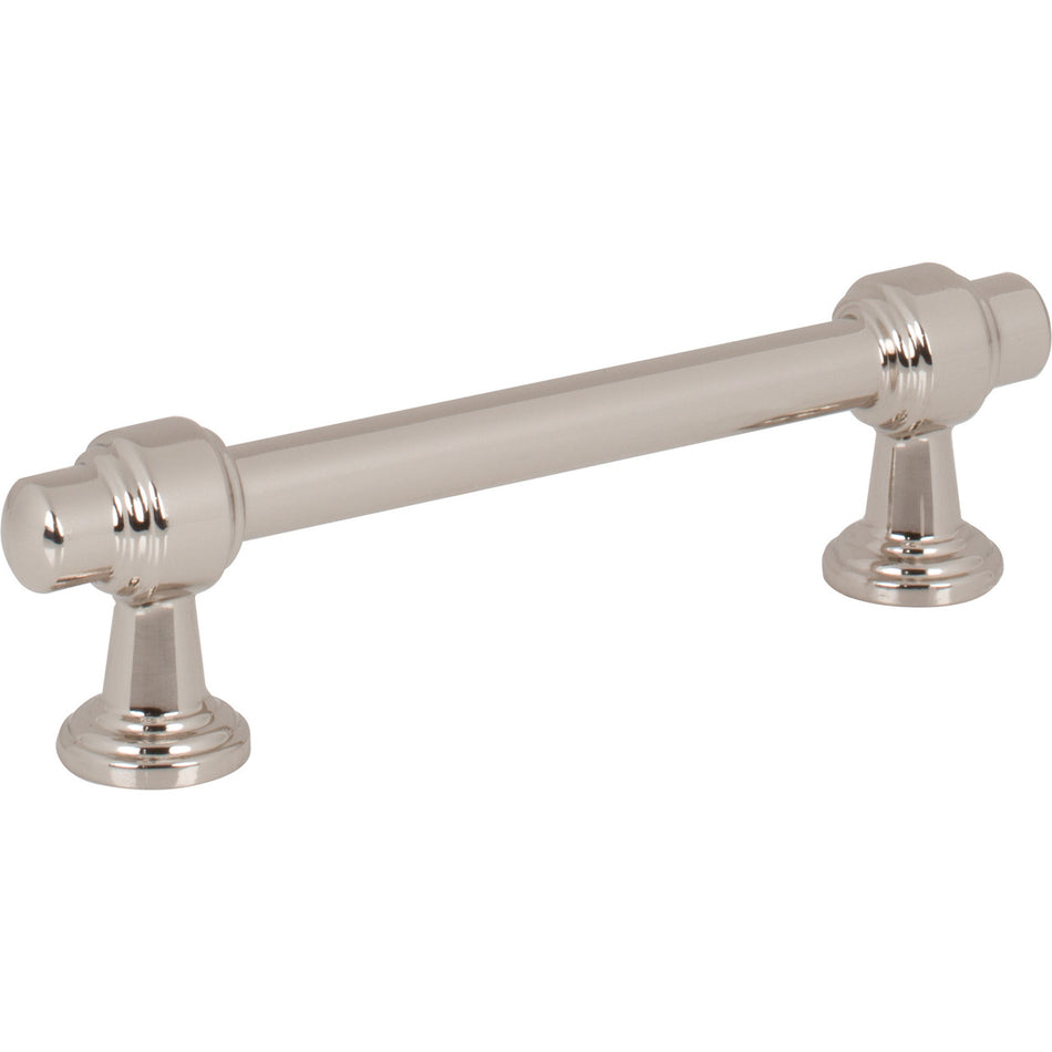 Atlas 430-PN: 3-3/4" cc Bronte Cabinet Pull - Polished Nickel