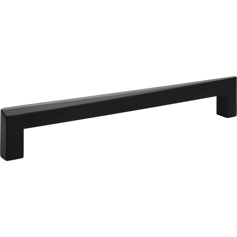 Atlas A677-BL: 12" cc Para Appliance Pull - Matte Black
