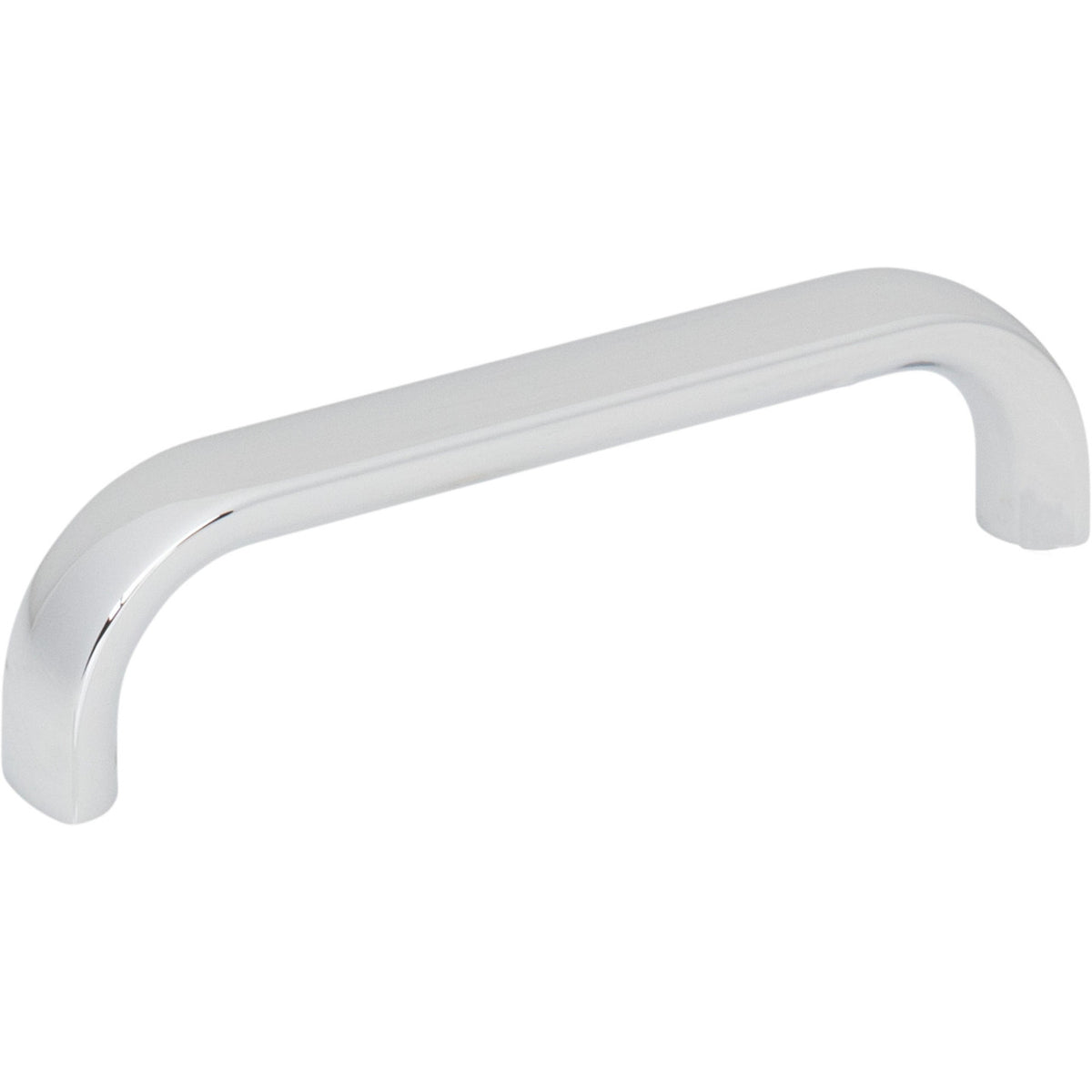 Top Knobs TK3342PC: 3-3/4" Brockwell D-Handle Cabinet Pull - Polished Chrome