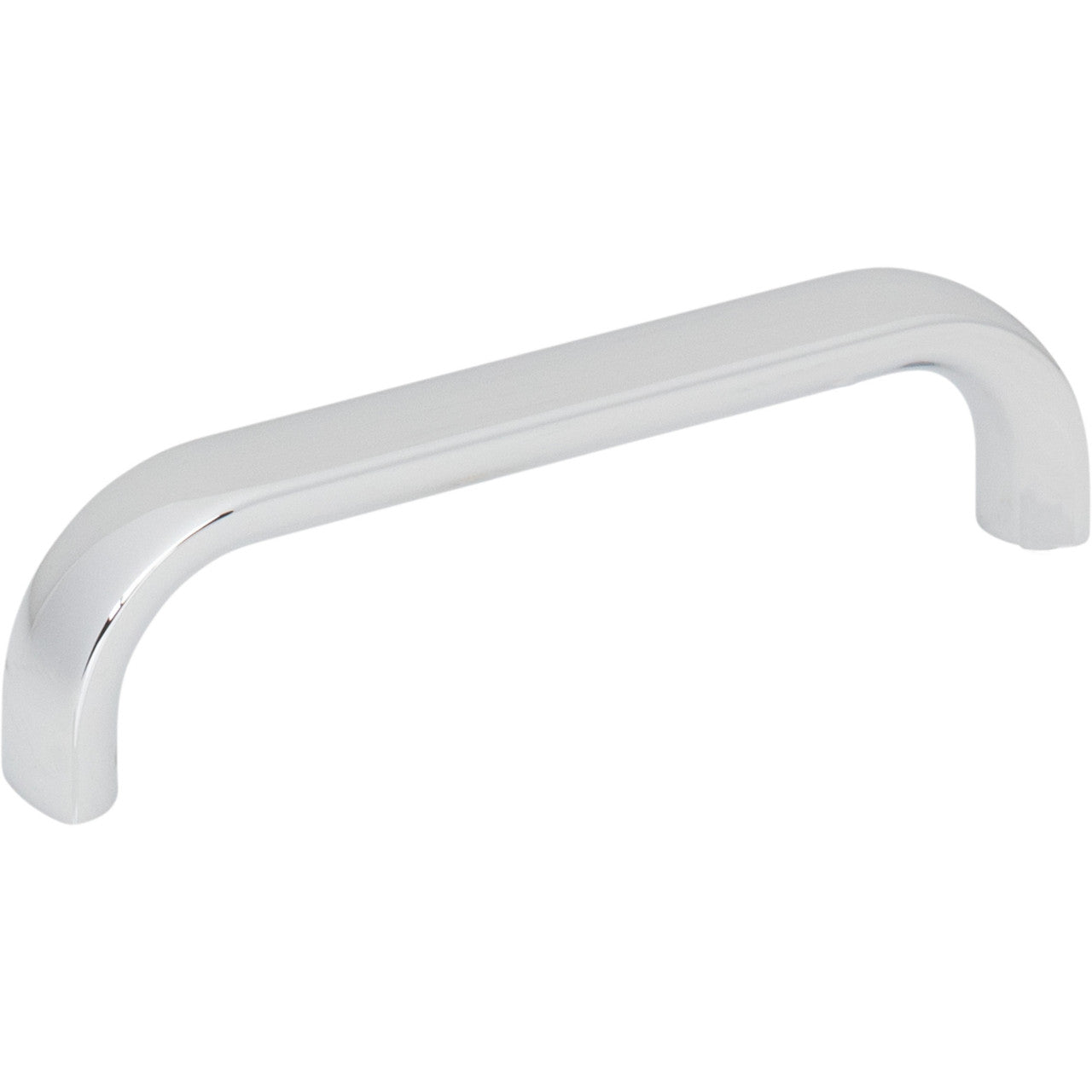 Top Knobs TK3342PC: 3-3/4" Brockwell D-Handle Cabinet Pull - Polished Chrome