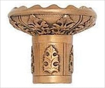 Edgar Berebi 7176/1: 1-1/8 Nantucket Cabinet Knob - Museum Gold Plate