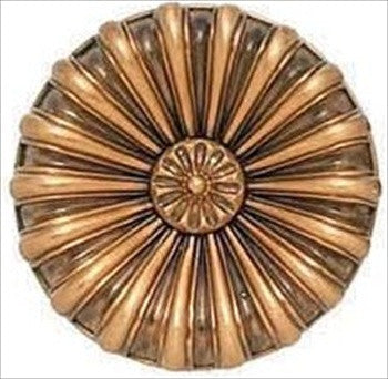 Edgar Berebi 7177/1: 1-3/8 Nantucket Cabinet Knob - Museum Gold Plate