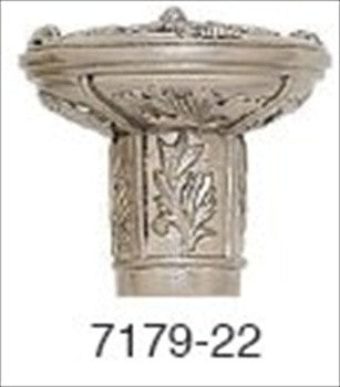 Edgar Berebi 7179/22: 1-1/8 Geneve Cabinet Knob - Satin Nickel