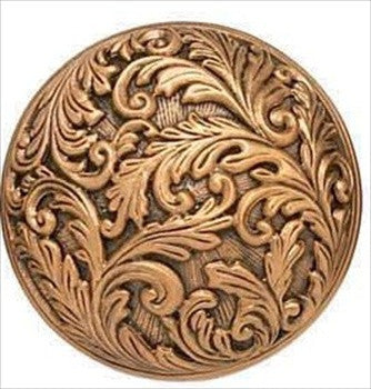 Edgar Berebi 7655/1: 1-3/4 Glendale Court Cabinet Knob - Swarovski Crystal/Museum Gold Plate