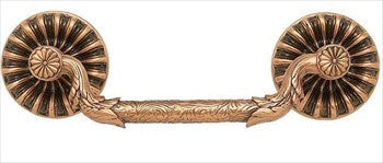 Edgar Berebi 7684/1: 3-1/2" cc Nantucket Cabinet Pull - Museum Gold Plate