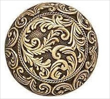 Edgar Berebi 7705bb: 1-5/16 Glendale Cabinet Knob - Burnished Brass