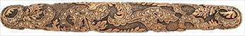 Edgar Berebi 7715/9: 5 cc Glendale Court Cabinet Pull - Swarovski Crystal/Museum Gold Plate
