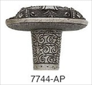 Edgar Berebi 7744ap: 1-1/2 Portsmouth Cabinet Knob - Artisan Pewter