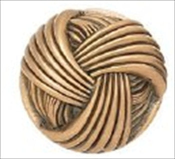 Edgar Berebi 7749/1: 1-3/16 Barrington Cabinet Knob - Museum Gold Plate