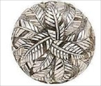 Edgar Berebi 7780/6: 1-5/16 Key Largo Cabinet Knob - Burnished Silver Plate