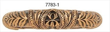 Edgar Berebi 7783/1: 3 cc Hampton Cabinet Pull - Museum Gold Plate